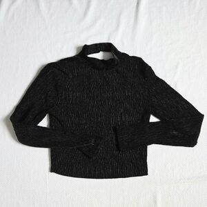 Divided Black Long Sleeve Top